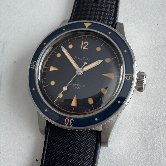 Baltic Aquascaphe Automatic Blue Dial Men's Watch - Picture 6 of 12